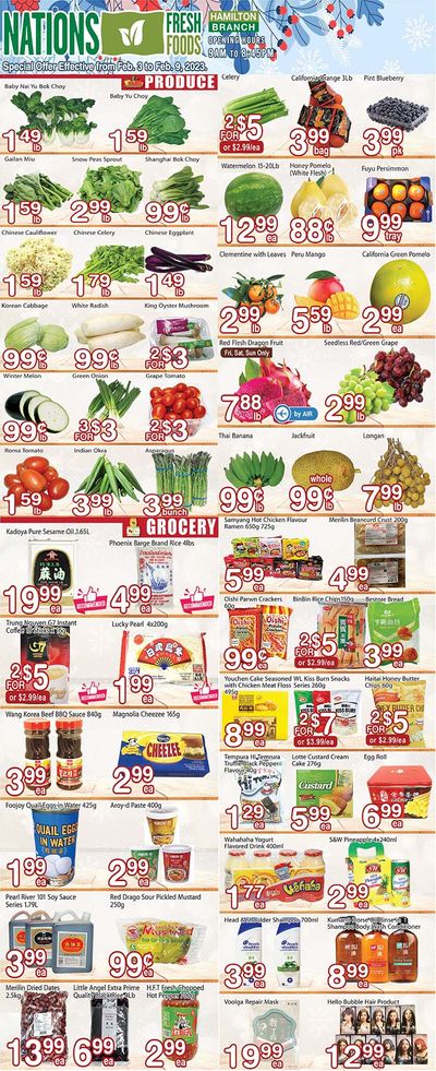 Nations Fresh Foods (Hamilton) Flyer February 3 to 9