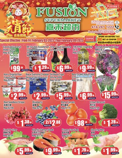 Fusion Supermarket Flyer February 3 to 9