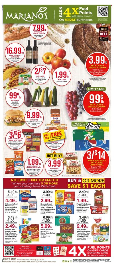 Mariano’s (IL) Weekly Ad Flyer Specials February 1 to February 7, 2023