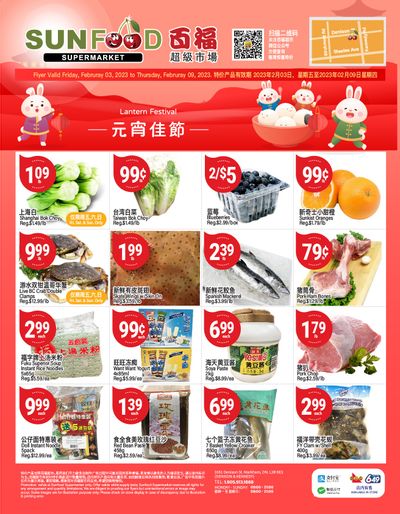 Sunfood Supermarket Flyer February 3 to 9