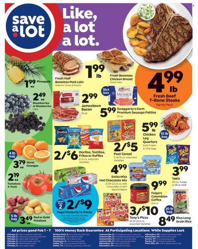 Save a Lot Weekly Ad Flyer Specials February 1 to February 7, 2023