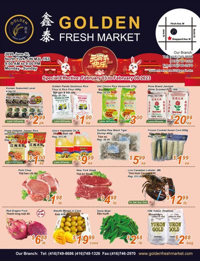 Golden Fresh Market Flyer February 3 to 9