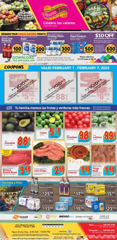 Fiesta Foods SuperMarkets (WA) Weekly Ad Flyer Specials February 1 to February 7, 2023