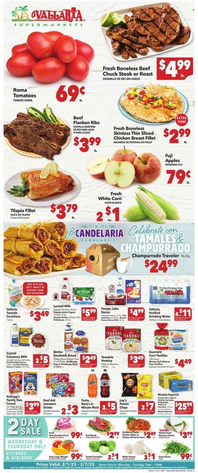 Vallarta (CA) Weekly Ad Flyer Specials February 1 to February 7, 2023