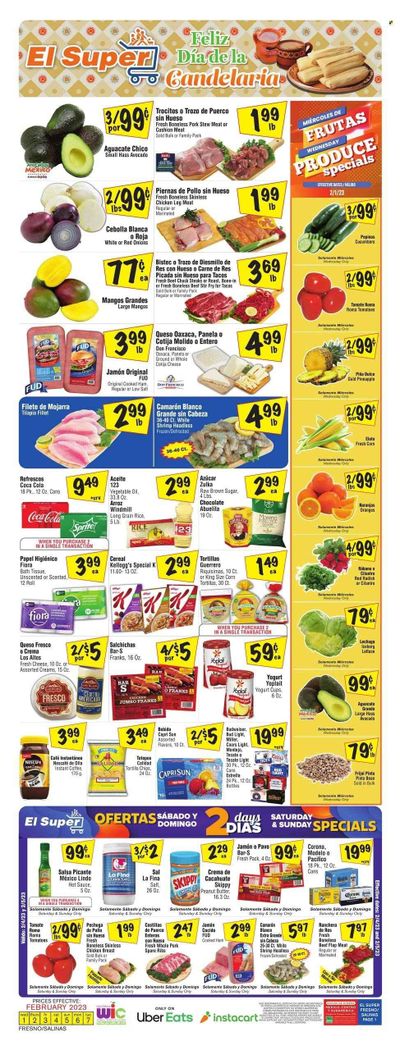 El Super (CA) Weekly Ad Flyer Specials February 1 to February 7, 2023