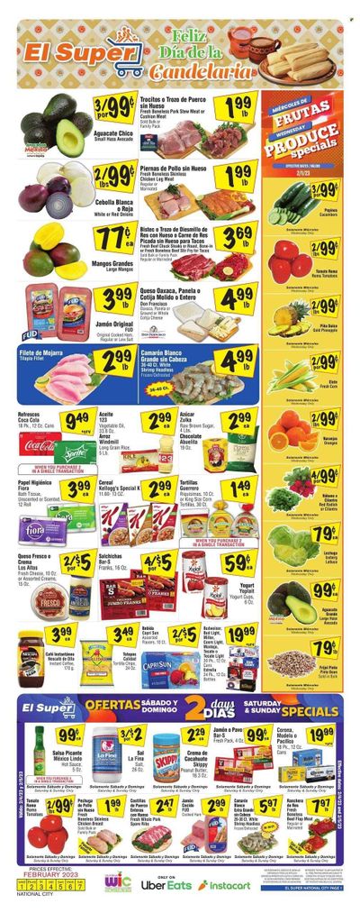 El Super (CA) Weekly Ad Flyer Specials February 1 to February 7, 2023