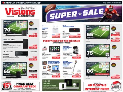 Visions Electronics Flyer February 3 to 9