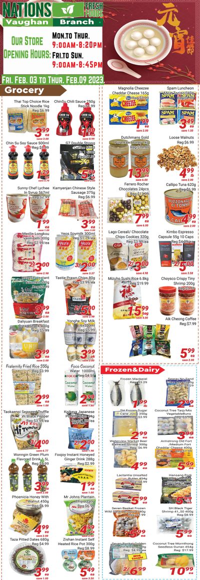 Nations Fresh Foods (Vaughan) Flyer February 3 to 9