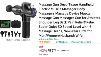 Amazon Canada Deals: Save 42% on Massage Gun + 43% on Bluetooth Body Fat Scale with Coupon