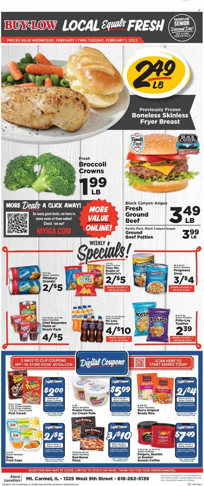 IGA (IL) Weekly Ad Flyer Specials February 1 to February 7, 2023
