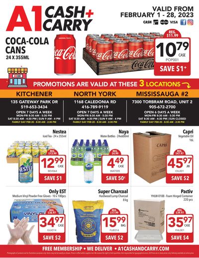 A-1 Cash and Carry Flyer February 1 to 28