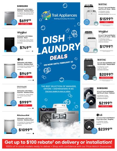 Trail Appliances (BC) Flyer February 2 to 22
