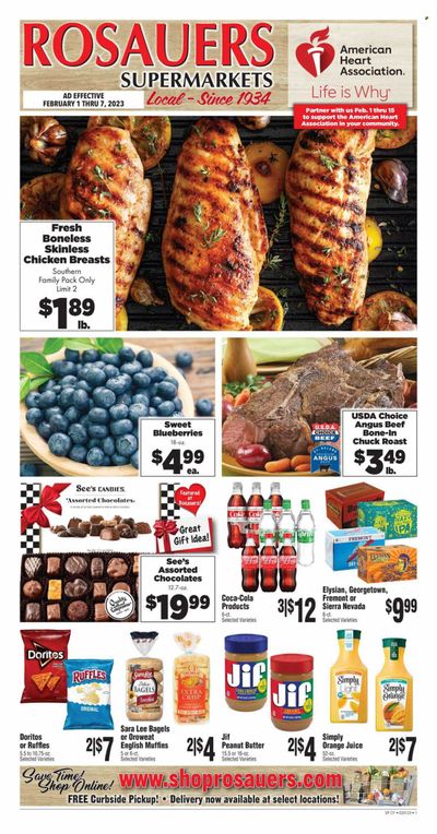 Rosauers (ID, MT, OR, WA) Weekly Ad Flyer Specials February 1 to February 7, 2023