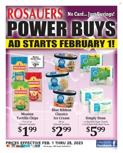 Rosauers (ID, MT, OR, WA) Weekly Ad Flyer Specials February 1 to February 28, 2023
