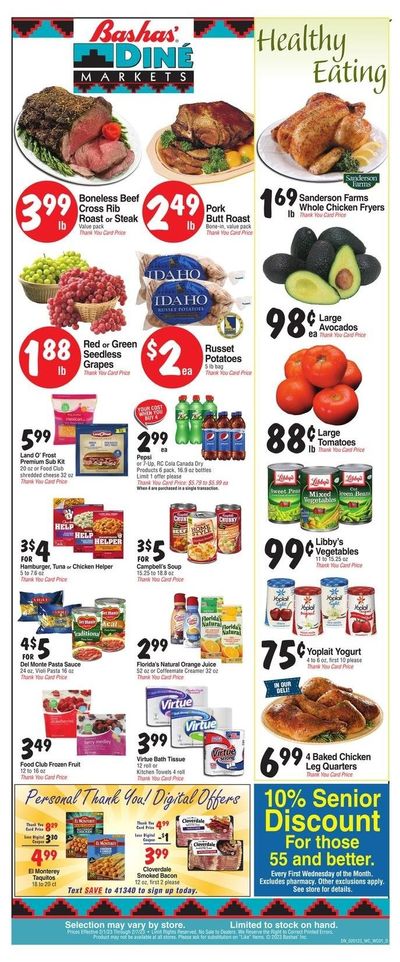 Bashas' Diné Markets (AZ, NM) Weekly Ad Flyer Specials February 1 to February 7, 2023