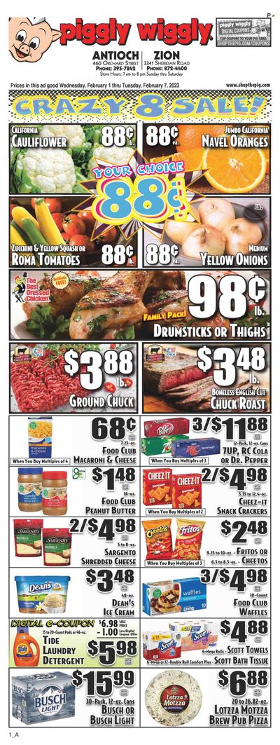 Piggly Wiggly (GA, SC) Weekly Ad Flyer Specials February 1 to February 7, 2023