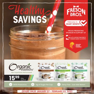 Freson Bros. Healthy Essentials Flyer January 27 to February 23