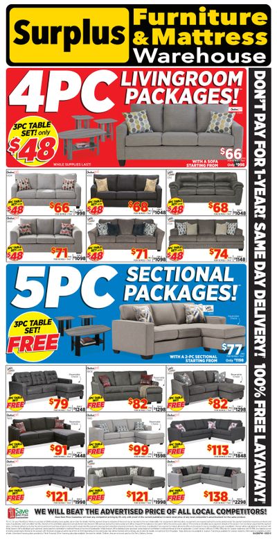 Surplus Furniture & Mattress Warehouse (St. John's) Flyer February 6 to 26
