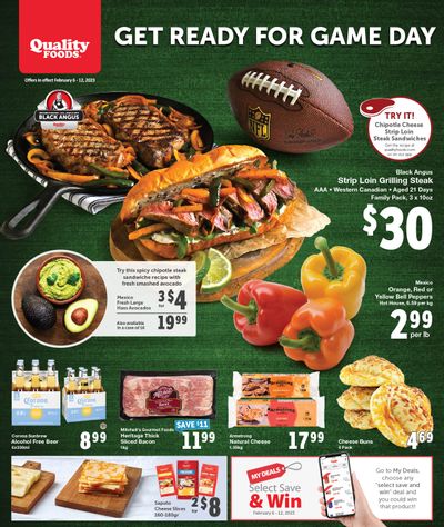 Quality Foods Flyer February 6 to 12