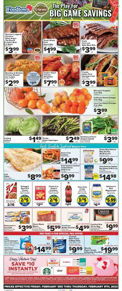 Foodtown (NJ, NY, PA) Weekly Ad Flyer Specials February 3 to February 9, 2023