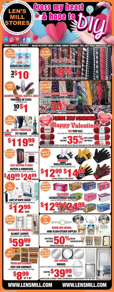 Len's Mill Stores Flyer February 6 to 19