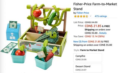 Amazon Canada Deals: Save 38% on Fisher-Price Farm-to-Market Stand + 4DRC Mini Drone with Camera for Kids and Adults for $53.99 + More Deals