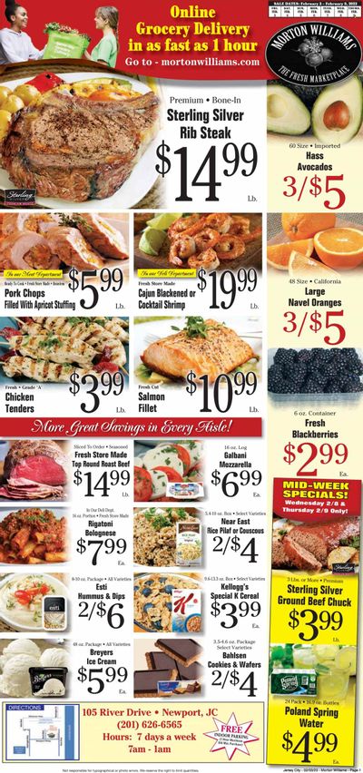 Morton Williams (NJ) Weekly Ad Flyer Specials February 3 to February 9, 2023