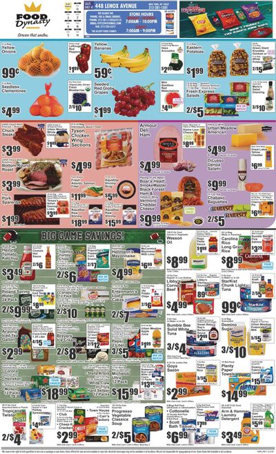 Food Dynasty (NY) Weekly Ad Flyer Specials February 3 to February 9, 2023