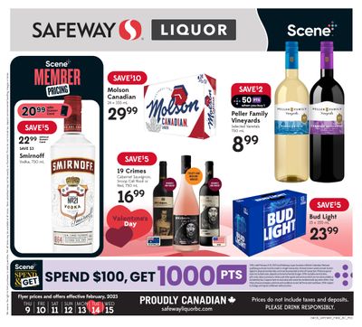 Safeway (BC) Liquor Flyer February 9 to 15