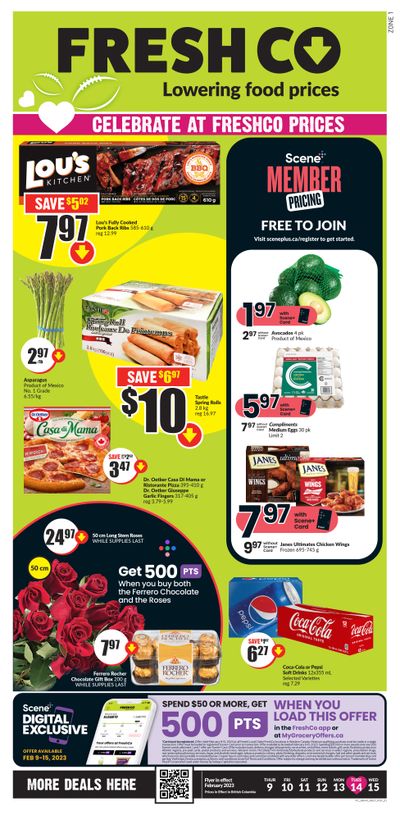 FreshCo (West) Flyer February 9 to 15