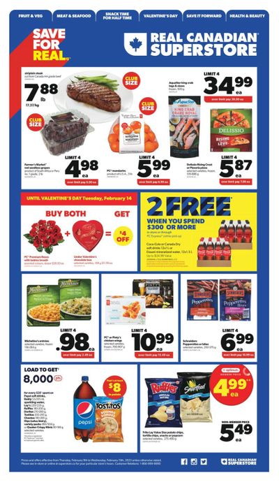 Real Canadian Superstore (West) Flyer February 9 to 15