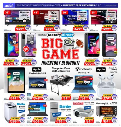 Factory Direct Flyer February 8 to 14