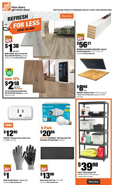 Home Depot (ON) Flyer February 9 to 15