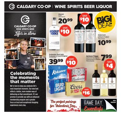 Calgary Co-op Liquor Flyer February 9 to 15