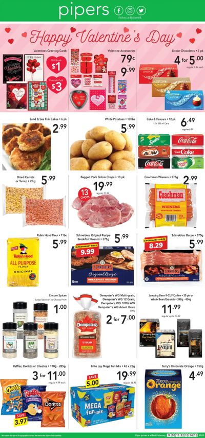 Pipers Superstore Flyer February 9 to 15