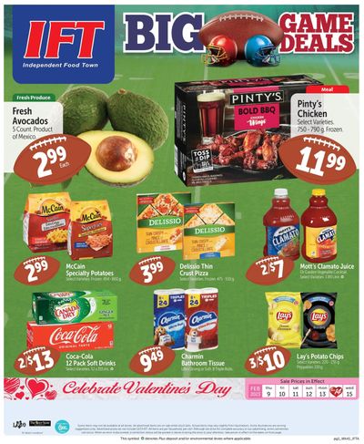 IFT Independent Food Town Flyer February 9 to 15