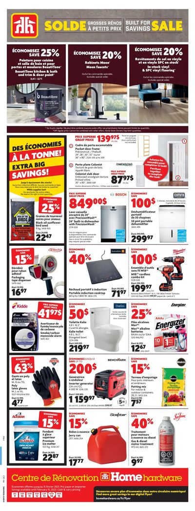 Home Hardware Building Centre (QC) Flyer February 9 to 15