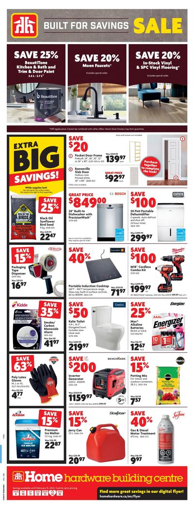 Home Hardware Building Centre (BC) Flyer February 9 to 15