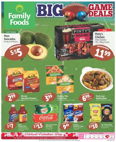 Family Foods Flyer February 9 to 15