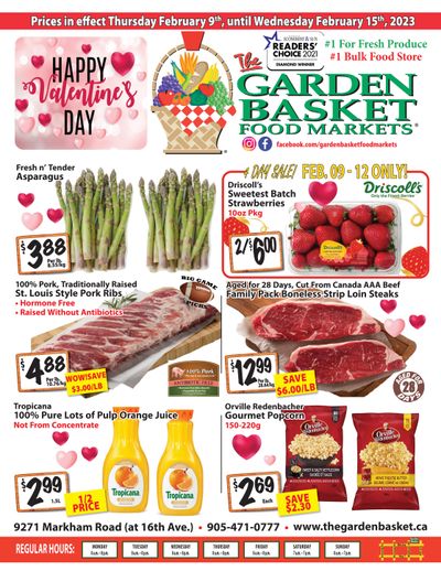The Garden Basket Flyer February 9 to 15