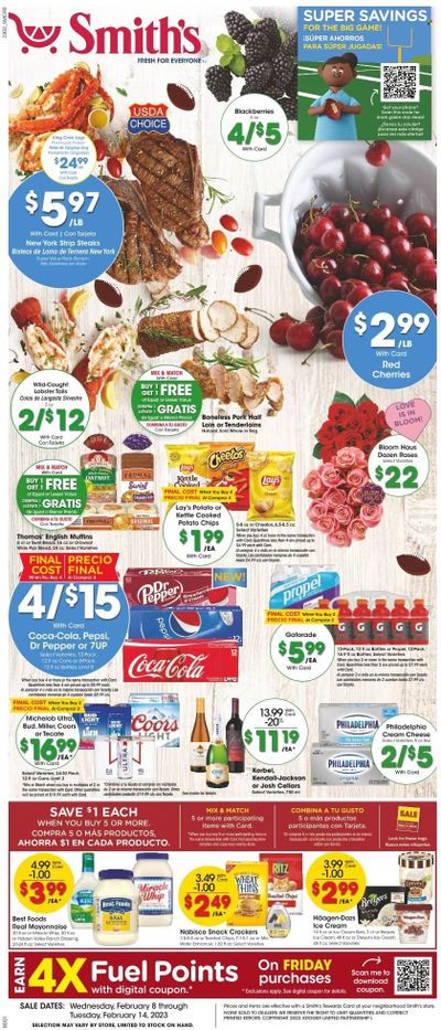 Smith's (AZ, ID, MT, NM, NV, UT, WY) Weekly Ad Flyer Specials February 8 to February 14, 2023