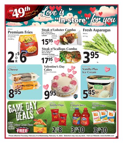 The 49th Parallel Grocery Flyer February 9 to 15