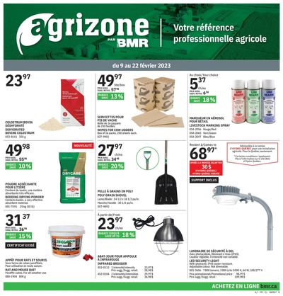 BMR Agrizone Flyer February 9 to 22