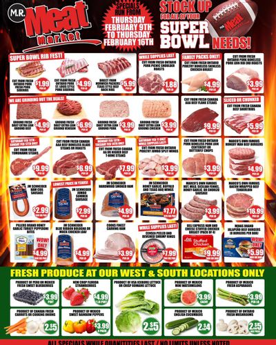 M.R. Meat Market Flyer February 9 to 16
