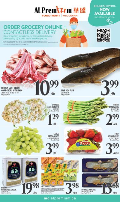 Al Premium Food Mart (McCowan) Flyer February 9 to 15