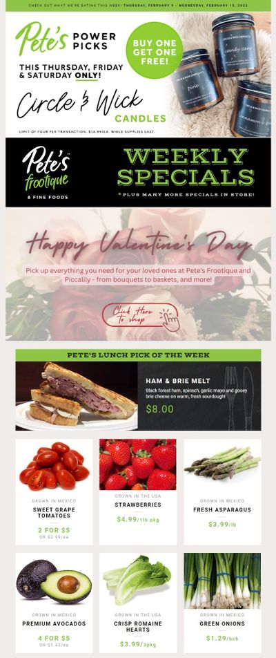 Pete's Fine Foods Flyer February 9 to 15