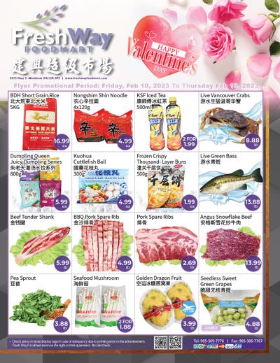 FreshWay Foodmart Flyer February 10 to 16