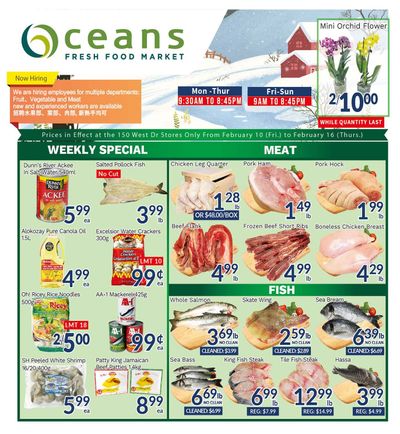 Oceans Fresh Food Market (West Dr., Brampton) Flyer February 10 to 16