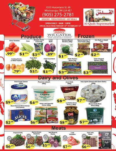Al-Quds Supermarket Flyer February 10 to 16