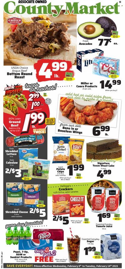 County Market (IL, IN, MO) Weekly Ad Flyer Specials February 8 to February 14, 2023